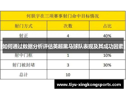 如何通过数据分析评估英超黑马球队表现及其成功因素