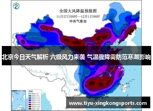 北京今日天气解析 六级风力来袭 气温骤降需防范寒潮影响